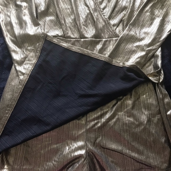 Forever 21 Gold Short Jumpsuit - Picture 2 of 2